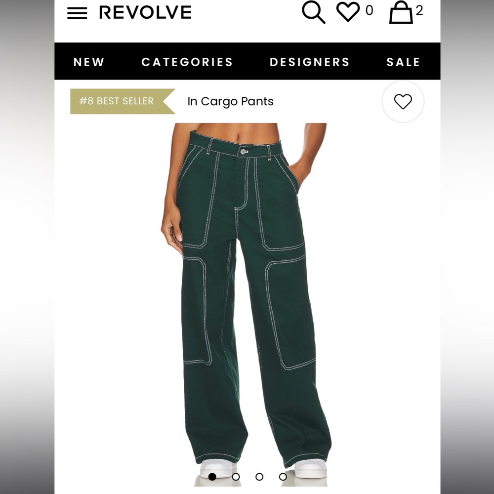 BY. DYLN Cooper Jean in Green - Size XS